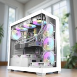 NaniPC Supreme Gold+ i7-12700F/32DDR5/512 NVME SSD/5060Ti 8GB/Vízhűtés/Aquarium Ház Gamer PC +Windows 11/10 Pro