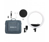 NANLITE Halo 14U LED körlámpa beép. akkumulátorral