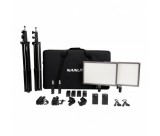 NANLITE LumiPad25 LED lámpa szett (2 db, akkumulát