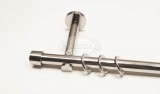 Nantes 1 rudas fém karnis szett - 19 mm (csöndesgyűrűs) - 200 cm