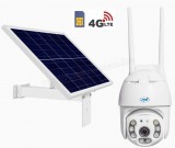 Napelemes 4G IP kamera, mobilnetes SIM kártyás kültéri biztonsági kamera IP65-4G-PTZ-SOLAR CamHi Pro