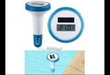 NAPELEMES DIGITÁLIS ÚSZÓ MEDENCE HŐMÉRŐ VÍZHŐMÉRŐ FÜRDŐVÍZ KERTI TÓ AKVÁRIUM FÜRDŐKÁD HŐMÉRŐ