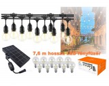 Napelemes fényfüzér Kültéri LED fényfüzér LL106SOL