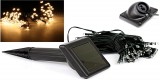 Napelemes Karácsonyi LED égősor, Kerti Fényfüzér, Kültéri, M7615/50WW Meleg Fehér