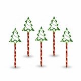 Napelemes, kerti dekoráció - Világító fenyőfák