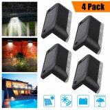 Napelemes kültéri LED lámpa, lépcsőre – vízálló, 4 db