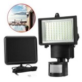 Napelemes mozgásérzékelős 100 LED -es reflektor lámpa