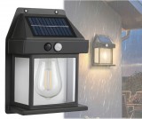 Napelemes mozgásérzékelős falra szerelhető LED lámpa MD159SOLAR