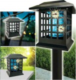 Napelemes szúnyog- és rovarirtó kerti lámpa