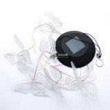 Napelemes világító pillangós szélcsengő kültéri dekorációhoz