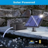 Napenergiás oxigénszivattyús akvárium levegőztető kültéri oxigénszivattyús hidroponikus növényi levegőztető