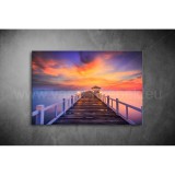 Naplemente a Mólón Vászonkép 021 sea-021