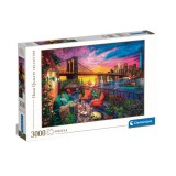 Naplemente Manhattanben HQC puzzle 3000db-os - Clementoni