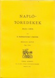 Naplótöredékek 1824-1886.