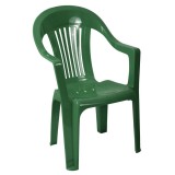 Napochim Kerti szék, műanyag zöld, Sole