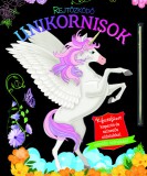 Napraforgó 2005 Rejtőzködő unikornisok - Kifestőfüzet kaparós és színezős oldalakkal
