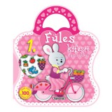 Napraforgó Füles kifestő matricákkal - 1. Bicikli