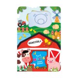 Napraforgó Mágnestábla - Rajzolj mókás tanyasi állatokat