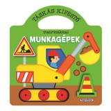 Napraforgó Táskás kifestő matricákkal - Munkagépek