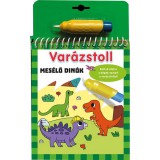 Napraforgó Varázstoll: Mesélő dínók kifestő füzet