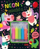 Napraforgó Várszegi Adél: Neon színező 2. - könyv