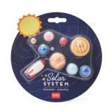 Naprendszer bolygói, 9 részes radír készlet (LEGAMI STATIONERY)