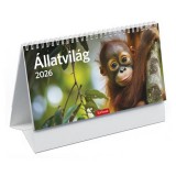 Naptár, asztali, álló, TOPTIMER, Állatvilág (NKT582PU)
