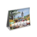 Naptár, asztali, álló, TOPTIMER Családi tervező (NKT053CSU)