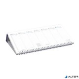 Naptár, asztali, fekvő, TOPTIMER, kék