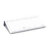 Naptár, asztali, fekvő, TOPTIMER, kék (NKT050KU)