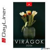 Naptár, fali, DAYLINER, "Virágok"