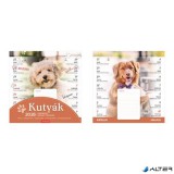 Naptár, fali, mágneses, kétheti, TOPTIMER, kutyák