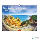 Naptár, fali, TOPTIMER, "Varázslatos tájakon"