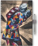 Naptár, tervező, A5, heti, DAYLINER, InSpiral, graffiti (NSA5HGU)