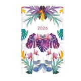 Naptár, tervező, A5, heti, keskeny, TOPTIMER, Joy, pálma (NKJ018PU)