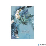 Naptár, tervező, A5, heti, TOPTIMER "Joy", türkiz