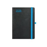 Naptár, tervező, A5, heti, TOPTIMER, Nero, fekete-kék (NKN015KU)