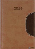 Naptár, tervező, A5, napi, DAYLINER "Memphis", barna-csokoládé