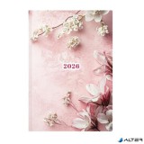 Naptár, tervező, A5, napi, TOPTIMER, "Joy", fátyolvirág