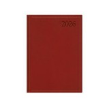 Naptár, tervező, A5, napi, TOPTIMER Traditional, bordó (NKT021BOU)
