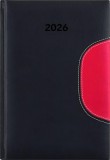 Naptár, tervező, B5, heti, DAYLINER Memphis, fekete-piros (NMB5FKPU)