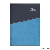 Naptár, tervező, B5, heti, TOPTIMER "Duplex", kék-világoskék