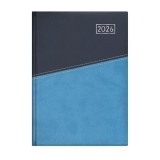Naptár, tervező, B5, heti, TOPTIMER Duplex, kék-világoskék (NKD011KVKU)