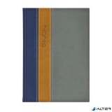 Naptár, tervező, B5, heti, TOPTIMER "Fashion", kék-okker-szürke