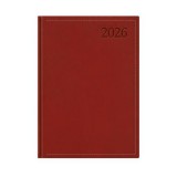 Naptár, tervező, B5, heti, TOPTIMER Traditional, bordó (NKT011BOU)