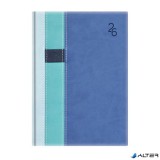 Naptár, tervező, B5, heti, TOPTIMER "Vario", kék-türkiz