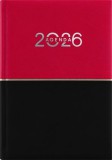 Naptár, tervező, B6, heti, DAYLINER Contrast, piros-fekete (NCB6PFKU)