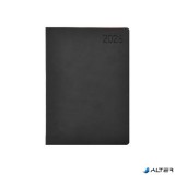 Naptár, tervező, B6, heti, TOPTIMER "Madeira", fekete-bordó