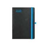 Naptár, tervező, B6, heti, TOPTIMER, Nero, fekete-kék (NKN012KU)