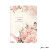 Naptár, tervező, B6, napi, TOPTIMER, "Joy", rózsaszín